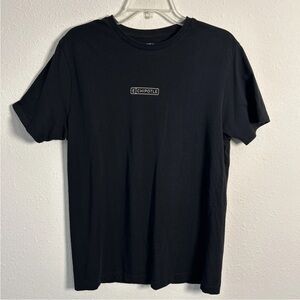 Chipotle Men’s Med T-Shirt Black Graphic Logo Restaurant Promo Short Sleeve